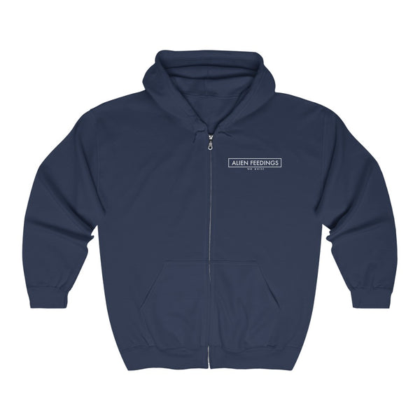 Alien Feedings Heavy Zip Hooded Sweatshirt
